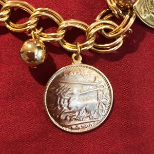 Fashion Goldplated Chain Necklace and Earrings